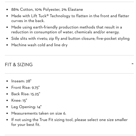 NYDJ Sheri Slim Ankle Jeans, size 12. Riveted ankle slit detail. - Picture 12 of 14